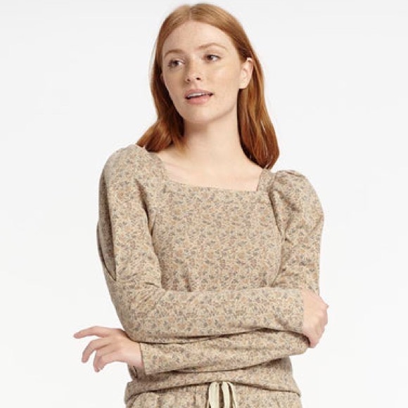 New Splendid Josephine Sweatshirt top pullover floral boho print - Picture 9 of 16